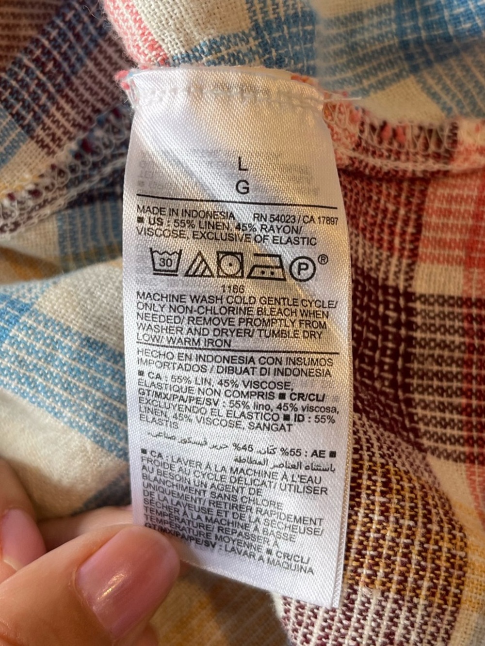 Old Navy Plaid Tie-Front Mini Cami Dress - Picture 4 of 11